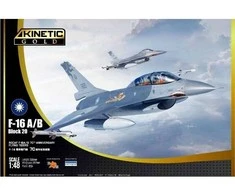 Kinetic F-16A/B Block 20 RoCAF „Flying Tigers“ 70 m. 1/48 plastikinis modelis