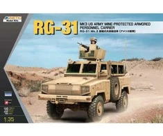 KINETIC RG-31 Mk3 US Army mastelis 1/35 plastikinis modelis 61012