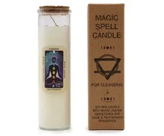 Ancient Wisdom Magic Spell apsivalymo žvakė, pipirmėčių kvapas, sojų vaškas, 50 h – AW Gifts