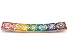 Ancient Wisdom Muilo akmens smilkalų laikiklis Seven Chakra 26x5cm
