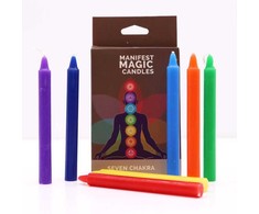 Ancient Witch Ancient Wisdom 7 čakrų žvakių rinkinys meditacijai – 7 vnt
