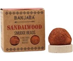 Banjara smilkalų karoliukai su santalmedžio kvapu – meditacijai | Ancient Wisdom
