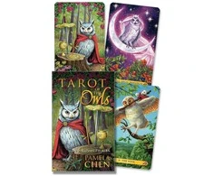 Llewellyn Tarot of the Owls mini tarot kortos – pelėdų išmintis