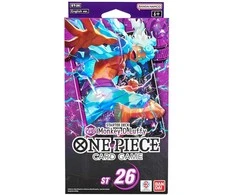 One Piece Luffy kortų žaidimo rinkinys pradedantiesiems, juoda/violetinė