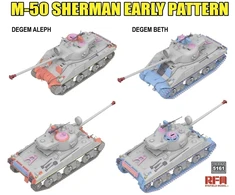M-50 Sherman tanko modelis Degem Aleph / Beth 1/35 Rye Field Model RFM-5161