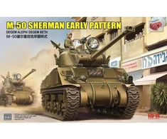 M-50 Sherman tanko modelis Degem Aleph / Beth 1/35 Rye Field Model RFM-5161