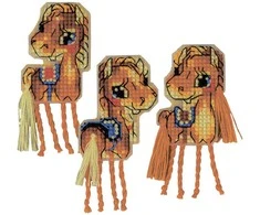 Riolis Kryželiu siuvinėjimo rinkinys "Magnetai Horses" 5x10 cm SR2294AC