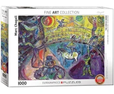 Marc Chagall „Cirko arklys“ dėlionė 1000 detalių, 50x70 cm, Eurographics
