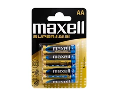 Maxell AA LR6 šarminės baterijos 4 vnt. ilgalaikės