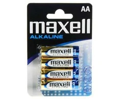 Maxell AA šarminės baterijos LR6 1.5V, 4 vnt.