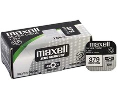 Maxell SR521SW 379 sidabro oksido laikrodžio baterijos, 10 vnt.
