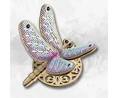 Medinis karoliukų siuvinėjimo rinkinys „Laumžirgis“ | Wonderland Crafts
