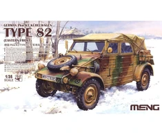 Meng Model 1:35 Volkswagen Kübelwagen Type 82 vokiečių karinis modelis (Rytų frontas)