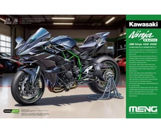 Meng Model Kawasaki Ninja H2R 2018 surenkamas motociklo modelis Meng 1/9 MT-011