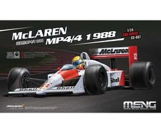 Meng Model McLaren MP4/4 1988 F1 bolidas, plastikinis modelis 1/24