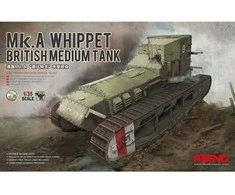 Meng Model Meng britų vidutinis tankas Mk.A Whippet 1/35 plastikinis modelis