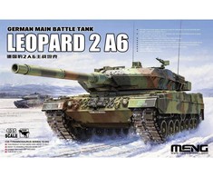 Meng Model Meng Leopard 2A6 tanko modelis 1/35, plastikinis surenkamas rinkinys TS-055
