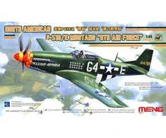 Meng Model Meng P-51D/K Mustang, 8-oji oro armija, 1/48 surenkamas modelis