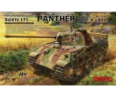 Meng Model Meng Panther Ausf. A vėlyvasis vokiečių tankas 1/35 surinkimo rinkinys