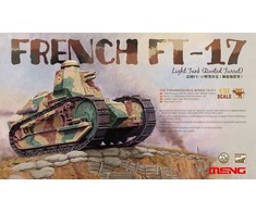 Meng Model Meng TS-011 Renault FT-17 prancūzų tankas 1/35 plastikinis surinkimo rinkinys