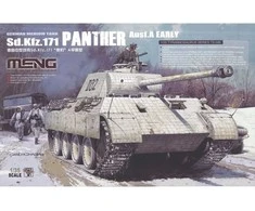 Meng Model Meng vokiečių tankas Panther Ausf. A Early 1/35 plastikinis modelis