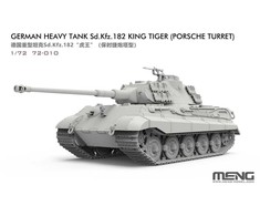 Meng Model Meng vokiškas sunkus tankas King Tiger Porsche, 1/72 plastikinis