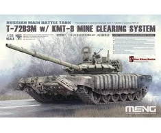 Meng Model Rusų tankas T-72B3M su KMT-8, plastikinis modelis 1/35 Meng
