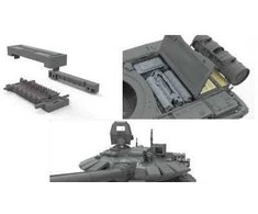 Meng Model T-72B3 rusų pagrindinis mūšio tankas 1/35 Meng plastikinis modelis