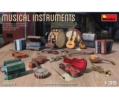 MiniArt muzikiniai instrumentai 1/35 plastikinis surinkimo rinkinys 35622