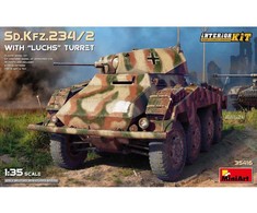 Miniart Sd.Kfz.234/2 su „Luchs“ bokštu, pilnas interjeras, 1/35 (35416)