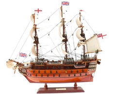 Mirtop Burlaivio HMS Victory modelis 54 cm, surinktas, rankų darbo