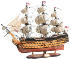 Mirtop Išskirtinis burlaivio HMS Victory modelis 80 cm, rankų darbo