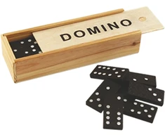 Mirtop Klasikiniai domino medinėje dėžutėje – stalo žaidimas, 28 vnt