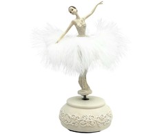 Mirtop Muzikinė dėžutė „Gulbių ežeras“ su besisukančia balerina, 23,5 cm