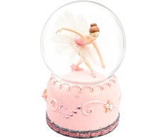 Mirtop Užsukama muzikinė dėžutė su balerina stiklo rutulyje 12 cm
