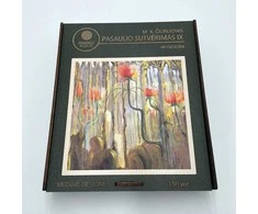 Fantasy Puzzles M.K. Čiurlionis „Pasaulio sutvėrimas IX“ kolekcinė medinė dėlionė, 150 det., M