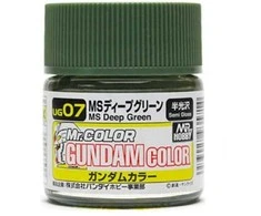 Mr Hobby Mr.Hobby Gundam Color dažai MS Deep Žalias, pusiau blizgūs, 10 ml (UG-07)