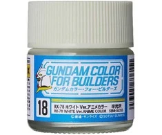 Mr Hobby Mr.Hobby Gundam Color RX-78 Baltas akriliniai dažai, 10 ml (UG-18)