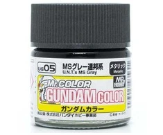 Mr Hobby Mr.Hobby Gundam Color UG-05 dažai MS Pilkas, metalinė pilka, 10 ml