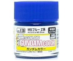 Mr Hobby Mr.Hobby Gundam Color UG-13 MS AEUG Mėlyna pusiau blizgūs dažai, 10 ml