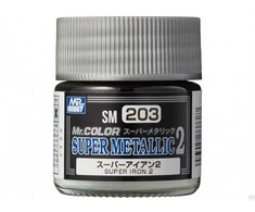 Mr Hobby Mr.Hobby Mr. Color Super Metallic II SM-203 Super Iron nitro dažai, 10 ml