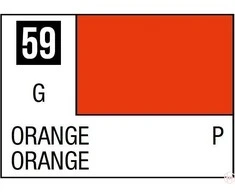 Mr Hobby Mr.Hobby Mr.Color C-059 oranžiniai nitro dažai, 10 ml