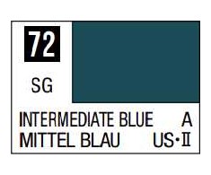 Mr Hobby Mr.Hobby Mr.Color C-072 Intermediate Mėlyna nitro dažai, 10 ml