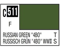Mr Hobby Mr.Hobby Mr.Color C-511 Russian Žalias 4BO nitro dažai, 10 ml