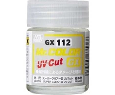 Mr Hobby Mr.Hobby Super Clear III UV Cut blizgus lakas, 18 ml (GX-112)