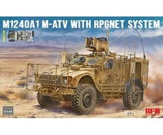 MRAP M1240A1 Oshkosh M-ATV su RPGNET, 1/35 plastikinis modelis (RFM-5145)