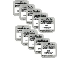 Murata 362 SR721SW sidabro oksido laikrodžių baterijos, 10 vnt.
