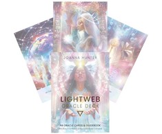 KNYGA Muse Oracle Press LightWeb orakulo kortos – kosminė dvasinė kelionė, 44 kortos