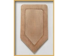 Neocraft Rankų darbo medinis rėmelis siuvinėjimui kryželiu „Flag“, lazdyno, 9.5×19 cm