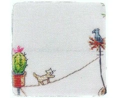 NeoCraft siuvinėjimo kryželiu rinkinys „Kaktusai“, 20×23 cm